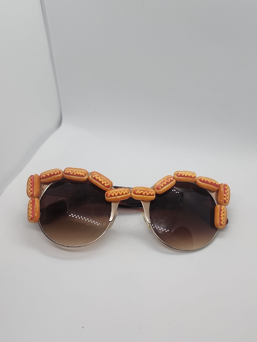 GASOLINE GLAMOUR HOT DOG MUSTARD COCO GLASSES 🌭🌭🌭